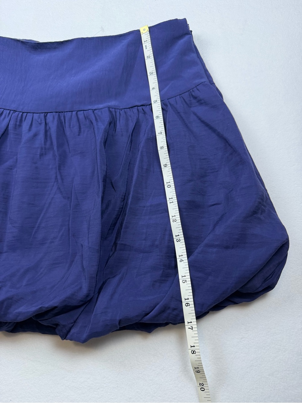 NWT A New Day Navy Blue Bubble Mini Skirt Size 8 - Picture 6 of 7